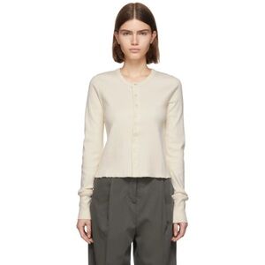 Helmet Lang Femme Cardigan Off White Size Large